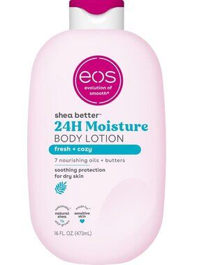 eos Natural Shea Better Body Lotion, Fresh & Cozy, 16 fl oz